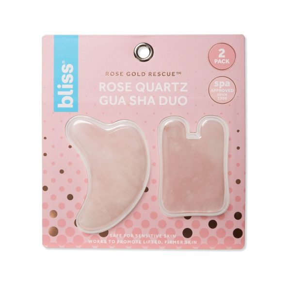 Rose Gold Rescue Gua Sha Facial Tool Duo - Image 2