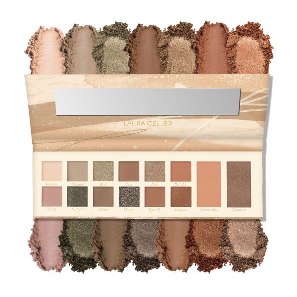 Laura's Essentials Artistic & Authentic 12 Multi-Finish Eyeshadows, 1 Highlighter, 1 Blush - Image 5
