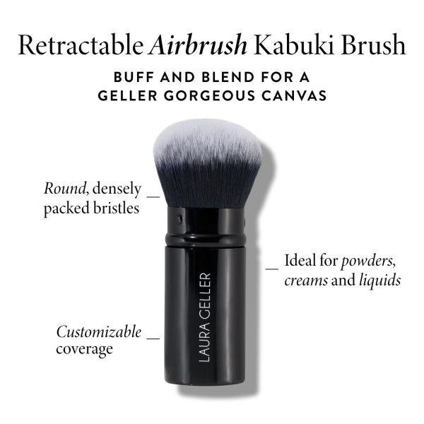 Retractable Airbrush Kabuki Brush - Image 2