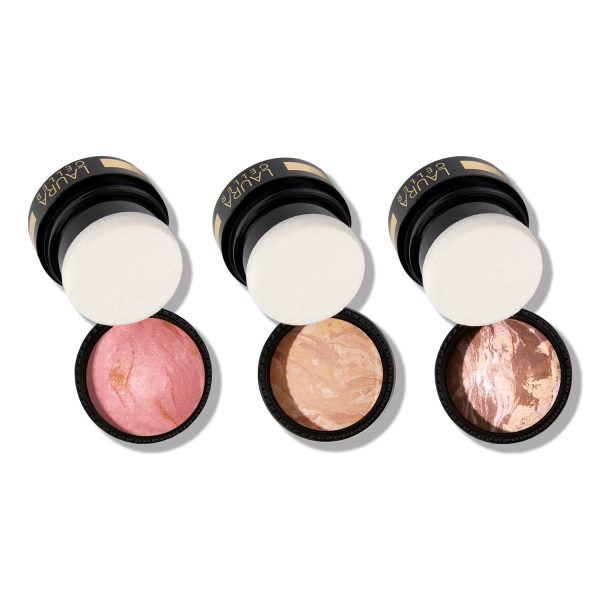 Travel Trio: Baked Foundation, Blush & Bronzer