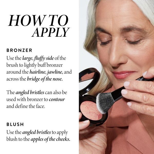 Dual-Ended Blush + Bronzer Brush - Image 3