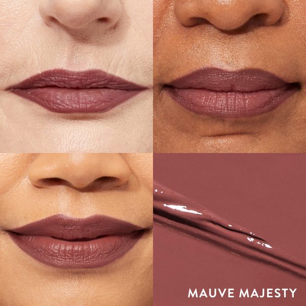 Modern Classic Cream Lipstick Trio (Mauve Majesty, Real Rosy, Novel Neutral) - Image 5